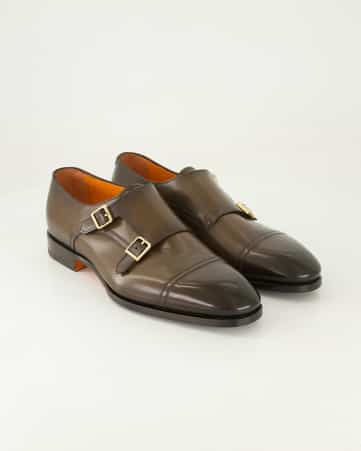 Schnürschuhe klassisch Santoni Axel-B-NTGT21 in Schwarz