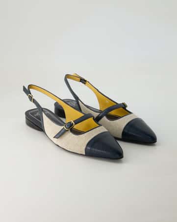 Slingpumps Trumans 4312 in Blau