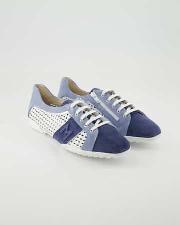 Schnürschuhe klassisch Mania 1124 in Blau
