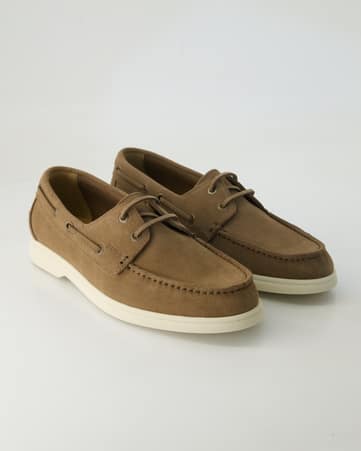 Schnürschuhe Boss Sienne_Boat_sd in Beige