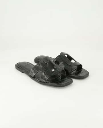 Pantoletten Mormora F25553-2 in Schwarz