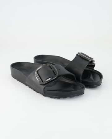 Pantoletten Birkenstock Madrid Big Buckle EVA in Schwarz