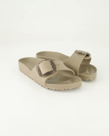 Pantoletten Birkenstock Madrid Big Buckle EVA in Beige