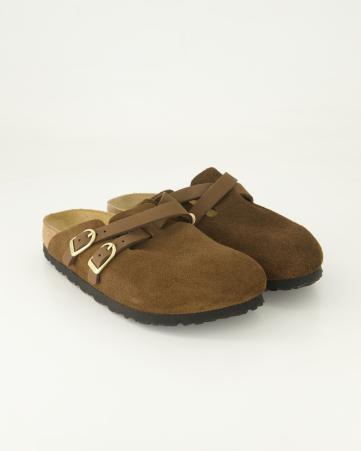 Pantoletten Birkenstock Blair in Braun