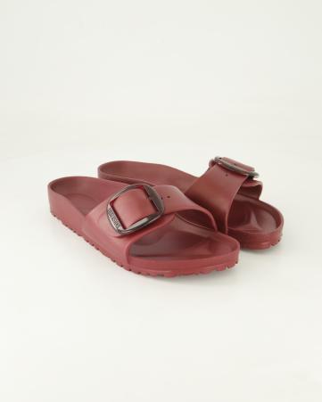 Pantoletten Birkenstock Madrid Big Buckle EVA in Rot