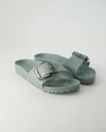 Pantoletten Birkenstock Madrid Big Buckle EVA in Grün