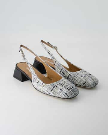Slingpumps George Watts N2108-104 in Weiß