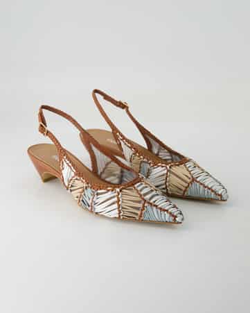 Slingpumps George Watts N1008-405 in Braun