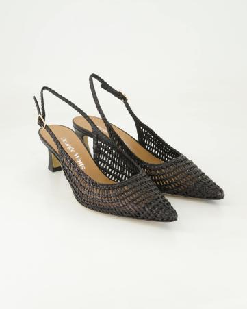Slingpumps George Watts R1808 in Schwarz