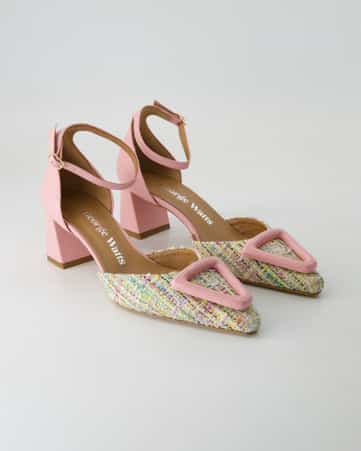 Slingpumps George Watts N510-654 in Rosa