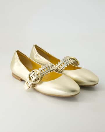 Ballerinas Trumans 4354-142 in Gold