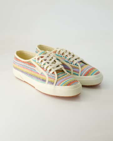 Sneaker low Superga 2750 Raffia in Mehrfarbig