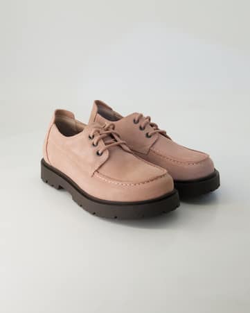 Schnürschuhe klassisch Birkenstock Highwood Moc Lace Low in Rosa