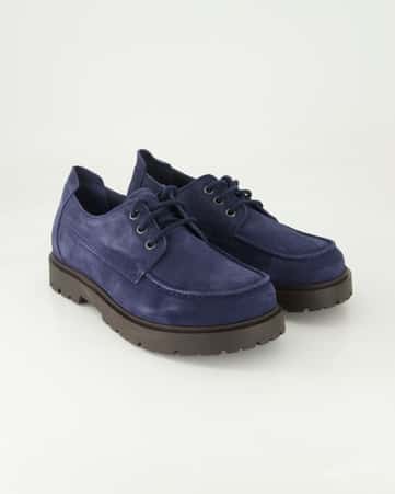 Schnürschuhe klassisch Birkenstock Highwood Moc Lace Low in Blau