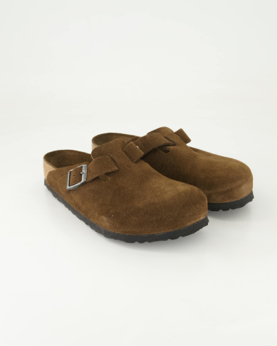 Pantoletten  Birkenstock Boston BS in Braun