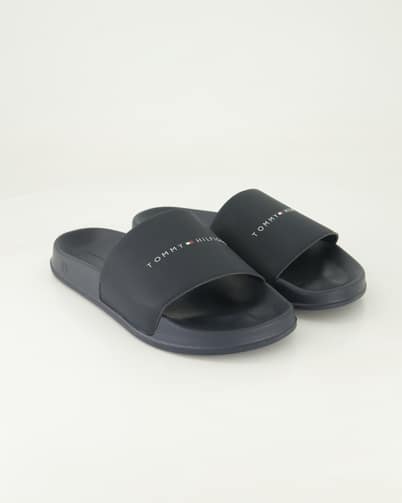 Tommy Hilfiger Pool Slide Pantoletten  in Blau