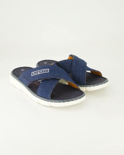 Bugatti M Sandals Pantoletten  in Blau