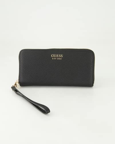 Guess Brenton SLG Portemonnaies in Schwarz