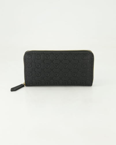 Valentino Zip Around Portemonnaies in Schwarz