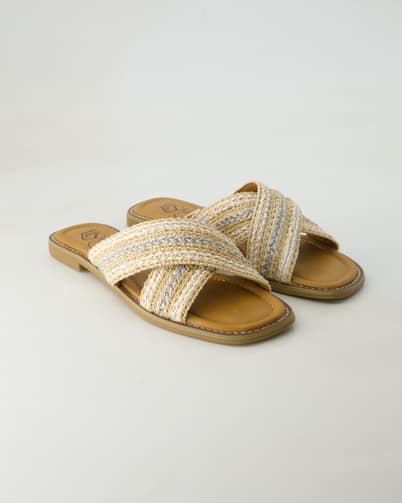 Lisa & Jo 2615051 Pantoletten in Beige