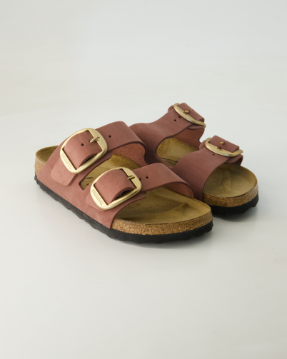 Birkenstock Arizona Big Buckle Pantoletten in Rot