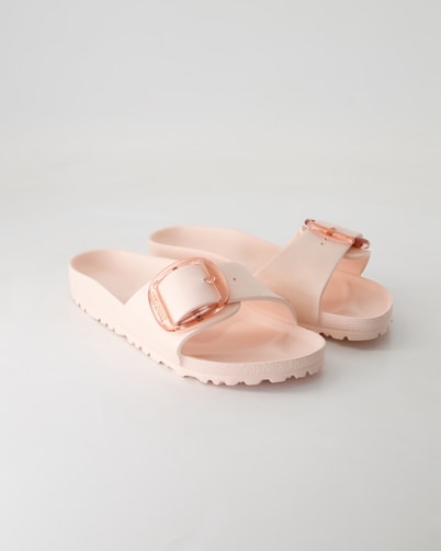 Birkenstock Madrid Big Buckle EVA Pantoletten in Rosa