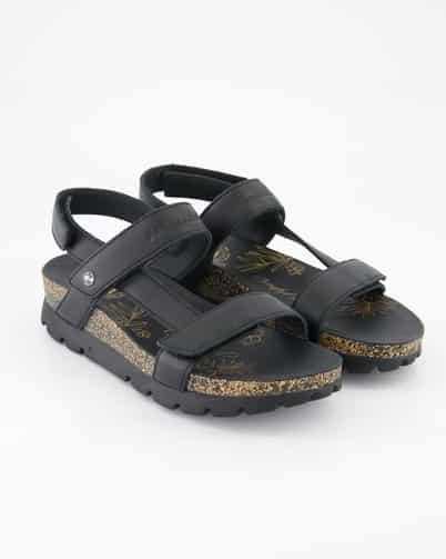 Panama Jack Selma B4 Plateau Sandalen in Schwarz