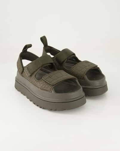 UGG W Goldenglow Embossed Sandalen in Grau