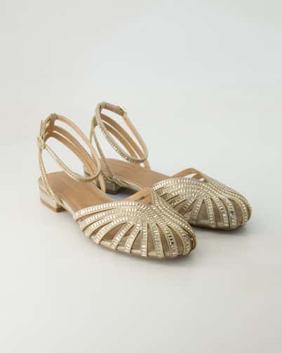 Andrea Puccini Lola Sandalen in Gold
