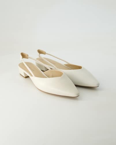 Peter Kaiser Sling Slingpumps in Weiß