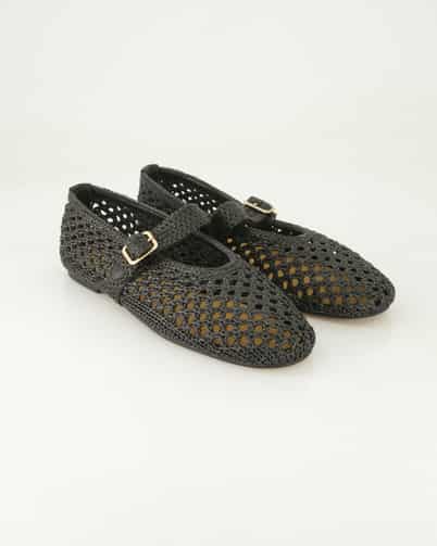 Andrea Sabatini YTA045 Ballerinas in Schwarz
