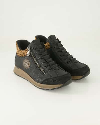 Rieker N1457 Klassische Schnürschuhe in Schwarz
