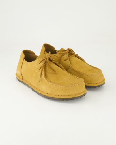 Birkenstock Utti Lace Veloursleder Klassische Schnürschuhe in Braun