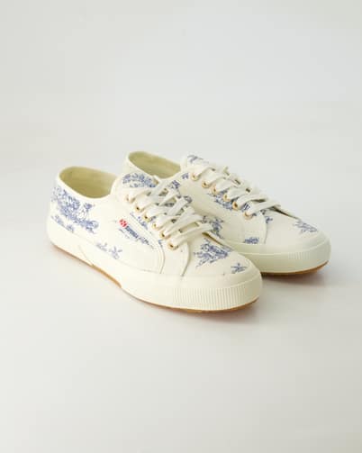 Superga 2750  Toile De Jouy Sneaker low in Beige