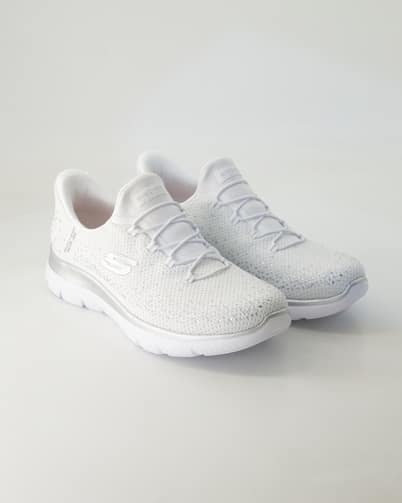 Skechers 150273 Slip On Sneaker in Weiß