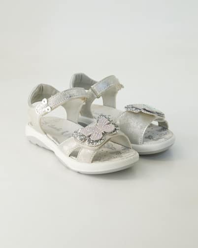 Lurchi Farfalla Sandalen in Silber