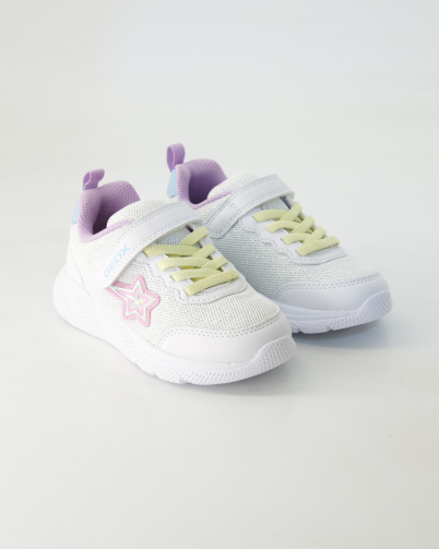 Schnürschuhe Geox J Sprintye Girl in Weiß