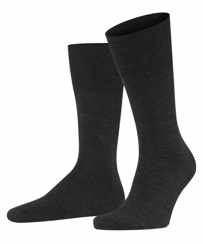Lange Socken Falke Airport SO in Grau