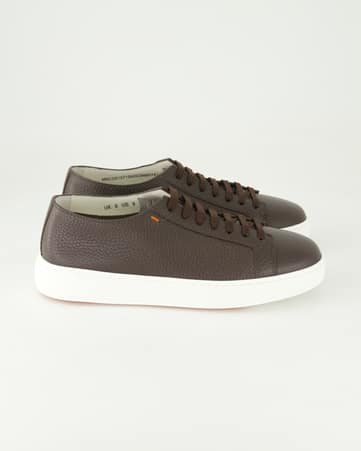 Sneaker low Santoni Cleanic 2 in Braun