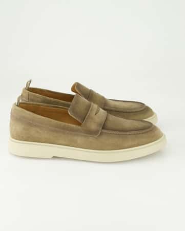 Slipper  Officine Creative Bones/001 in Braun