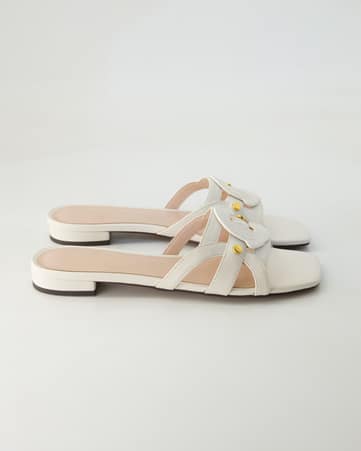 Pantoletten Coccinelle N17 in Beige