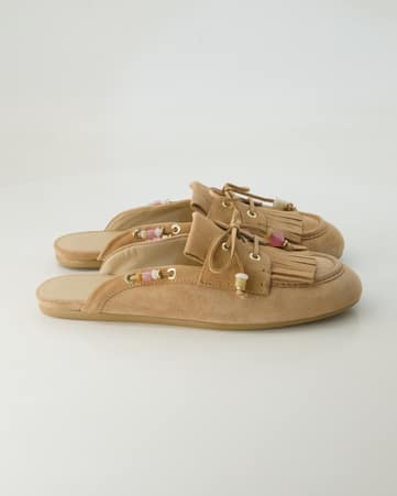 Pantoletten Stuart Weitzman Majorca in Beige