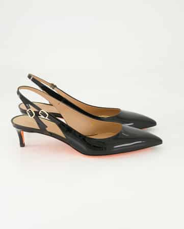 Slingpumps Santoni Sibil 45 in Schwarz
