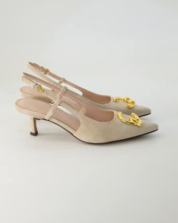 Slingpumps Coccinelle N64 in Beige