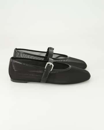 Ballerinas Stuart Weitzman Sai Bareitall in Schwarz