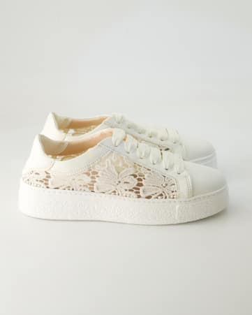 Sneaker low AGL Giuly Fabric in Beige