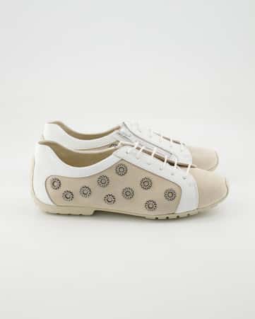 Schnürschuhe klassisch Mania 909 in Beige