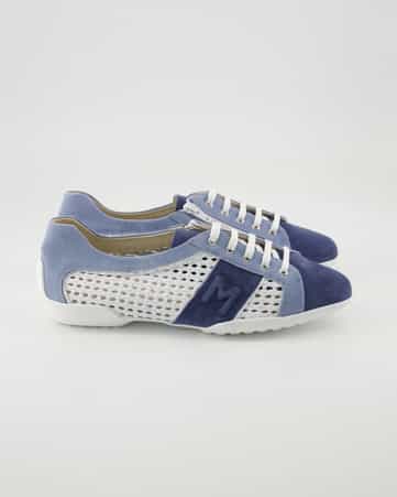 Schnürschuhe klassisch Mania 1124 in Blau