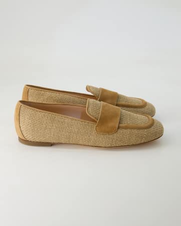 Slipper AGL Sheryl Raffia in Beige