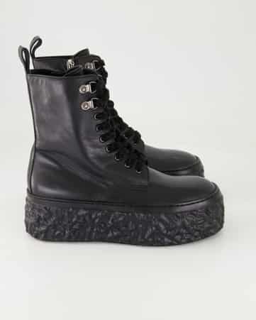 Schnürstiefeletten AGL Magma High in Schwarz